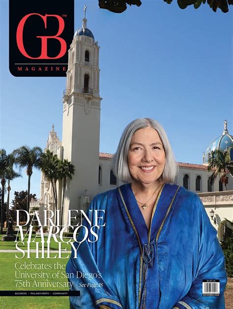 On the November cover Honorary Chair Darlene Marcos Shiley celebrates ...