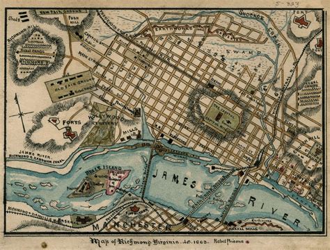 Map Of Downtown Richmond