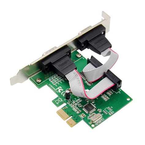PCI-E CH382L 2S PCI-E X1 DB9 RS232 Serial Card Industrial COM1 Port Ad ...