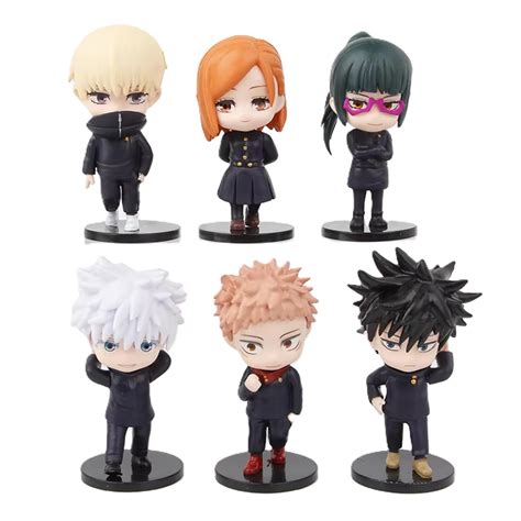 Buy AUGEN Jujutsu Kaisen Set of 6 - C Action Figure Limited Edition for ...