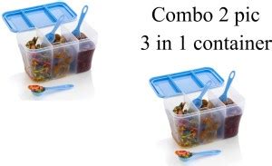 ROYALRYTE ENTERPRISE Plastic Tea Coffee & Sugar Container - 1000 ml ...