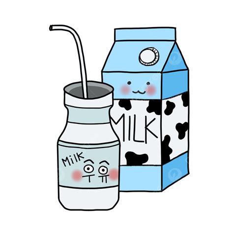 Cute Milk, Milk, Bottle, Drink PNG Transparent Clipart Image and PSD ...