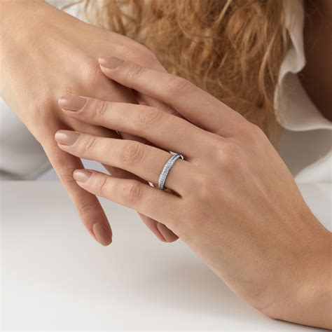 Mappin & Webb Platinum 0.50cttw Diamond Set Wedding Ring XMR0013 ...