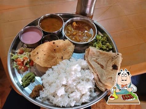 Menu at Tukaram Bhojanalay, Talere