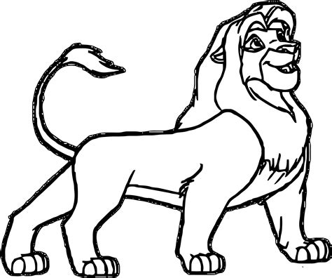 Lion Coloring Sheets