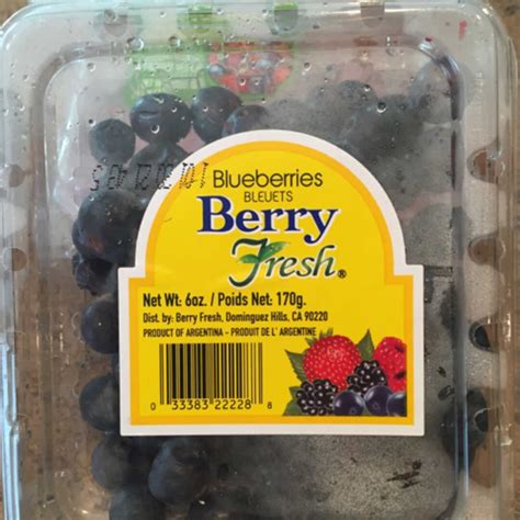 Nutrition Facts Pint Of Blueberries | Besto Blog