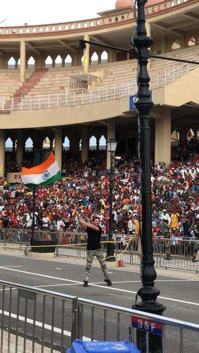 Arjun Bijlani's proud moment at Wagha Border | Hindi Movie News - Times ...