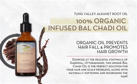 Tung Valley Bal Chadi Oil | 100% Organic Alkanet Root Oil infused in ...