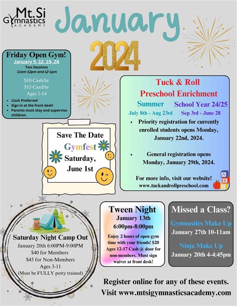 Mt. Si Gym News - Mt. Si Gymnastics Academy