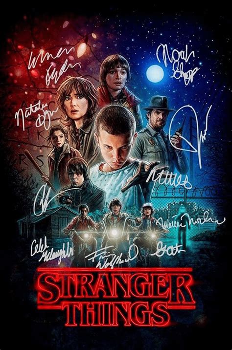 Stranger Things Poster Season 1 - Modern Poster Layouts