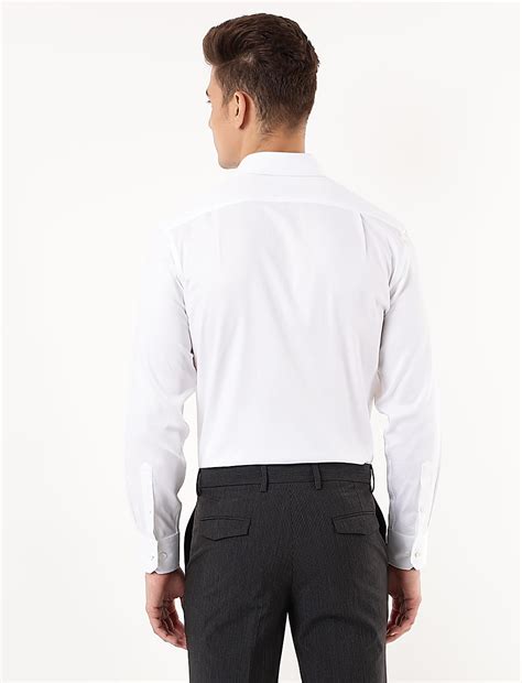Buy Pure Cotton Textured Spread Collar Shirt at Marks & Spencer
