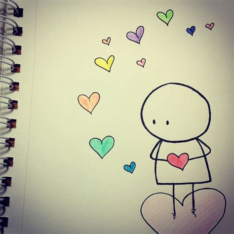 Cute Simple Love Drawings - Drawing Improvement Challenges