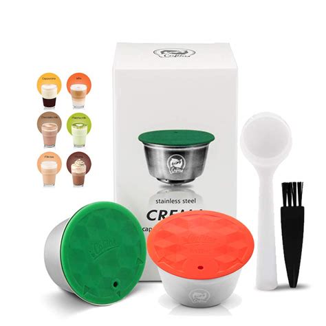 Buy i CafilasReusable Coffee Pods + Refillable Milk s for Dolce Gusto ...