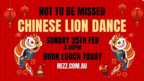 Lion Dance Performance at Rezz, REZZ, Adelaide, 25 February 2024 ...