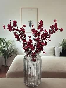 Buy BS AMOR Artificial Flower Vase Flowers Gypsophila Bouquet Bulk Real ...