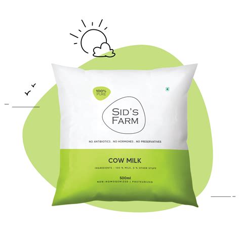 Sid's Farm Cow Milk Packet – Fresh Club