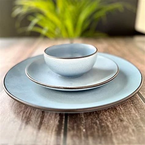 Buy Backkpace Retail Ceramic Dinner, Side Quarter Plates Set with Bowl ...