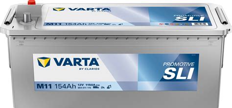 VARTA M11 Promotive Heavy Duty 12V 154 Ah 1150A Truck Battery 654 011 ...