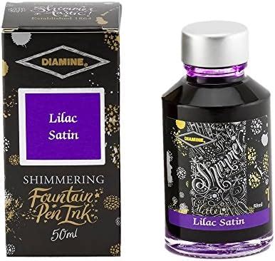 Diamine Shimmer 50ml Ink Bottle (Lilac Satin) : Amazon.in: Office Products