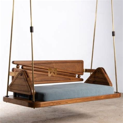 Reversible Wooden Jhula/Swing For Home – Elegant Hanging Swing With Ba ...