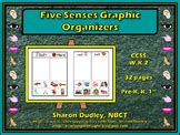 Five Senses Writing Graphic Organizer Teaching Resources | TPT