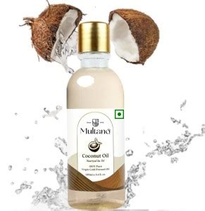 Multano Pro Cold Pressed virgin coconut oil for hair(100ml) Hair Oil ...