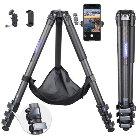 Innorelprofessional Carbon Fiber Tripod Compact No Center Column Design ...