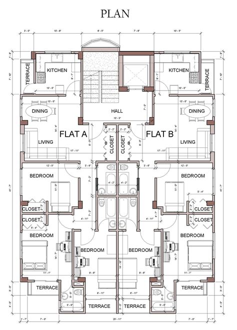 Apartment house design. Revit on Behance | Architectural floor plans ...