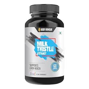 Wellbe Nutrition Body Armour Milk Thistle (60 capsule) Extract for ...