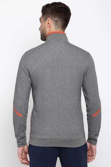 Buy Men Grey Solid Casual Jacket Online - 651959 | Van Heusen