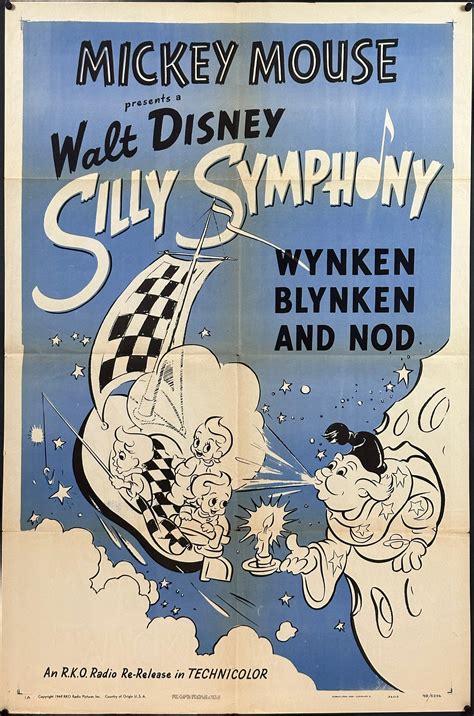 Wynken, Blynken & Nod Vintage US One Sheet (R 1948) – posterpalace.com