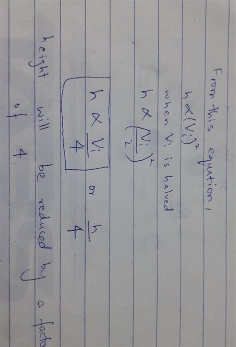 A body is projected up so that it can reach maximum height H. What is ...