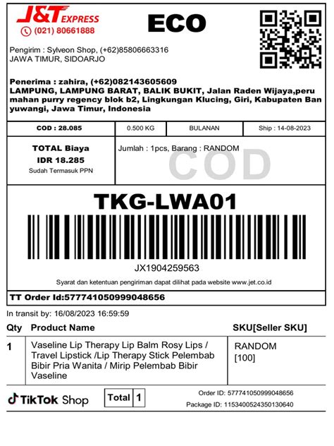 Image result for Packing Label