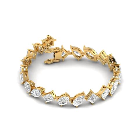 Buy Multi-Cut Lab Grown Diamond Bracelet for Women | Ivana Jewels