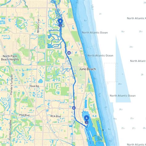 Palm Beach Jupiter Fl Map How To Get To Walmart In Royal Palm