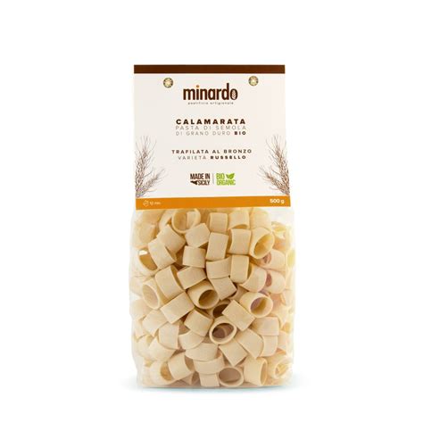 Calamarata - Organic durum wheat semolina pasta - 500 gr - Minardo ...