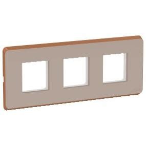 Clipsal X cover frame with fixing frame 2 modules pink flamingo ...