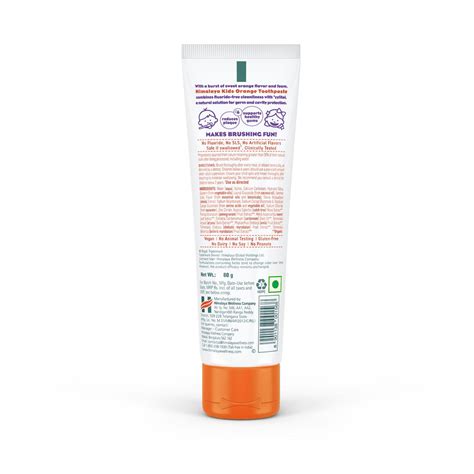 Buy Himalaya Kids Orange Toothpaste 80g - Usage, Ingredients – Himalaya ...