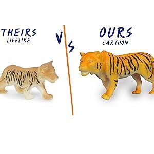 Buy TEC TAVAKKAL Set of 6 Big Size Full Action Toy Figure Jungle ...