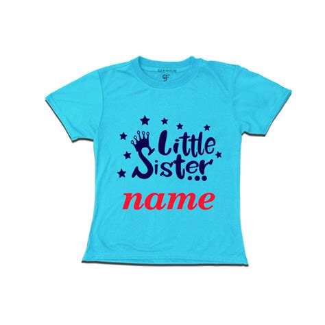 little sister name on t shirts – GFASHION