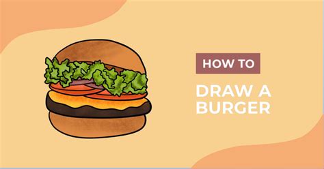 How to Draw a Burger | Design School