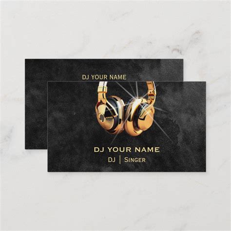 DJ Business Card | Zazzle | Dj business cards, Business cards, Dj
