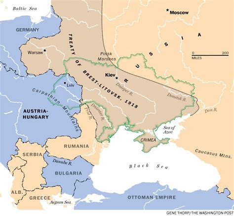 How Ukraine became Ukraine, in 7 maps - The Washington Post