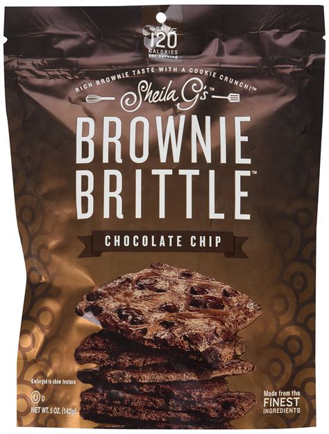 Sheila G's Brownie Brittle Chocolate Chip - H2FSD6 Pack - 5oz ...