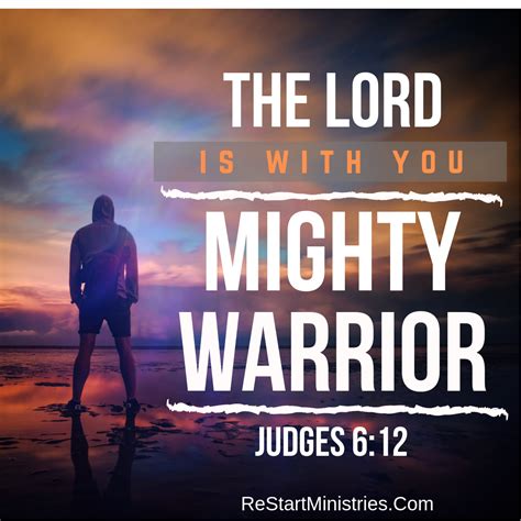 Mighty Warrior | Inspirational verses, Christian pictures, Bible verses