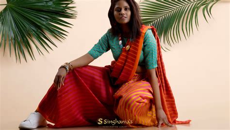 How to Style Saree with Sneakers | Singhania's