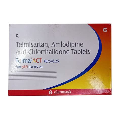 TELMA ACT 40/5/6.25 - Strip of 15 Tablets : Amazon.in: Health ...
