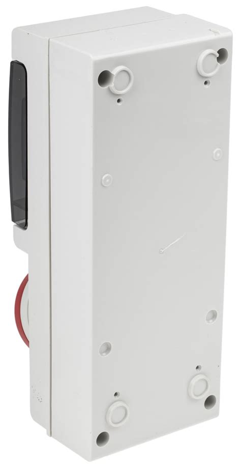 632.3217-R Scame | Scame, DOMINO IP44 Red Wall Mount 3P + N + E RCD ...