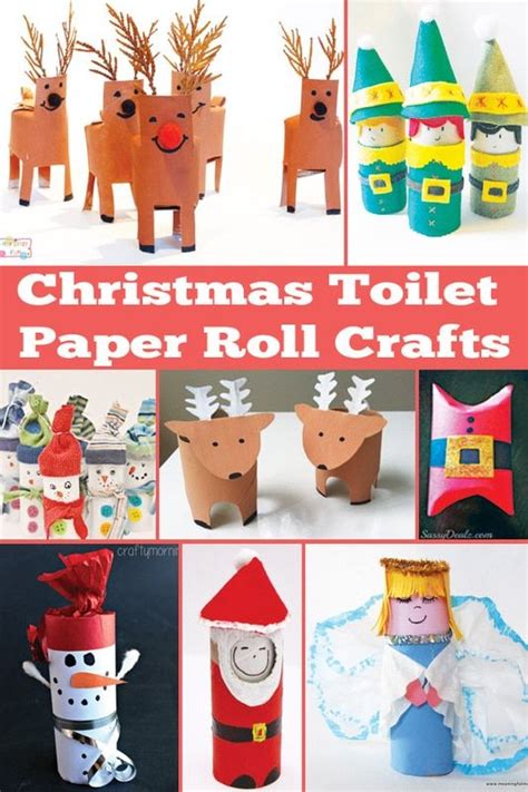 christmas crafts toilet paper rolls