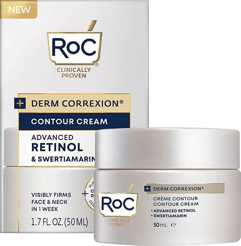 RoC Derm Correxion® Neck Cream with Hyaluronic Acid and Advanced Retinol to visibly Tighten ...